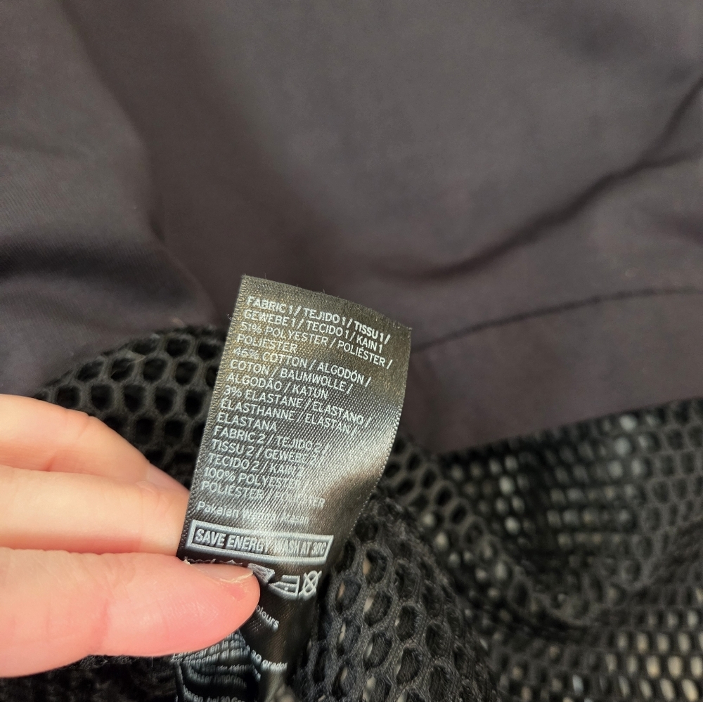 Ivy Park Black Mesh Panel Women's Hoodie - Picture 8 of 10